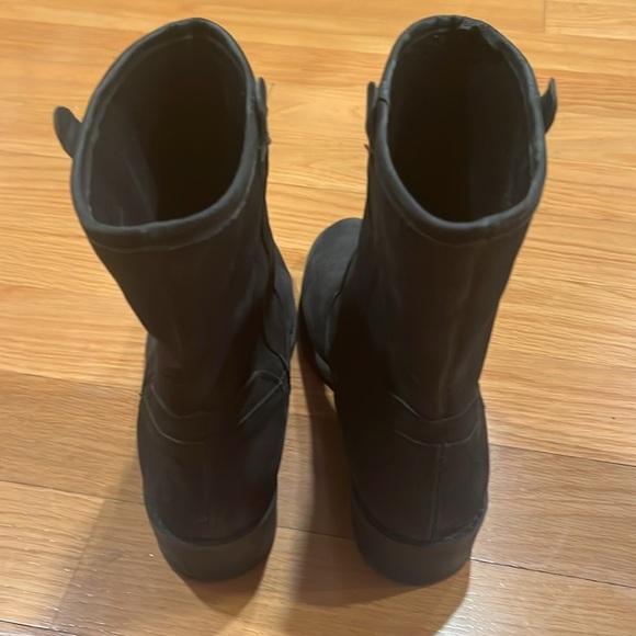 Me too women’s black mid calf boots size 8.5 - Picture 3 of 12